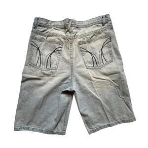 Y2K Baggy Southpole Style Skater Indigo Jean Shorts Size 34